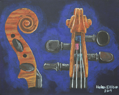 Violin Scroll Front